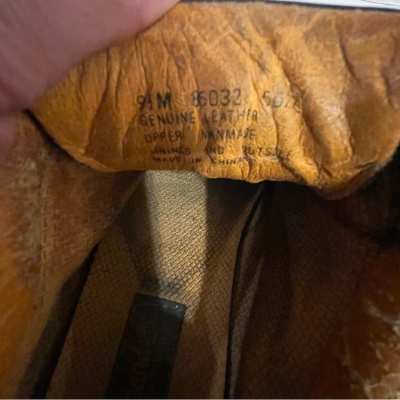 Vintage TIMBERLAND Y2K Vintage Brown Leather Shoes Boots - Picture 8 of 8